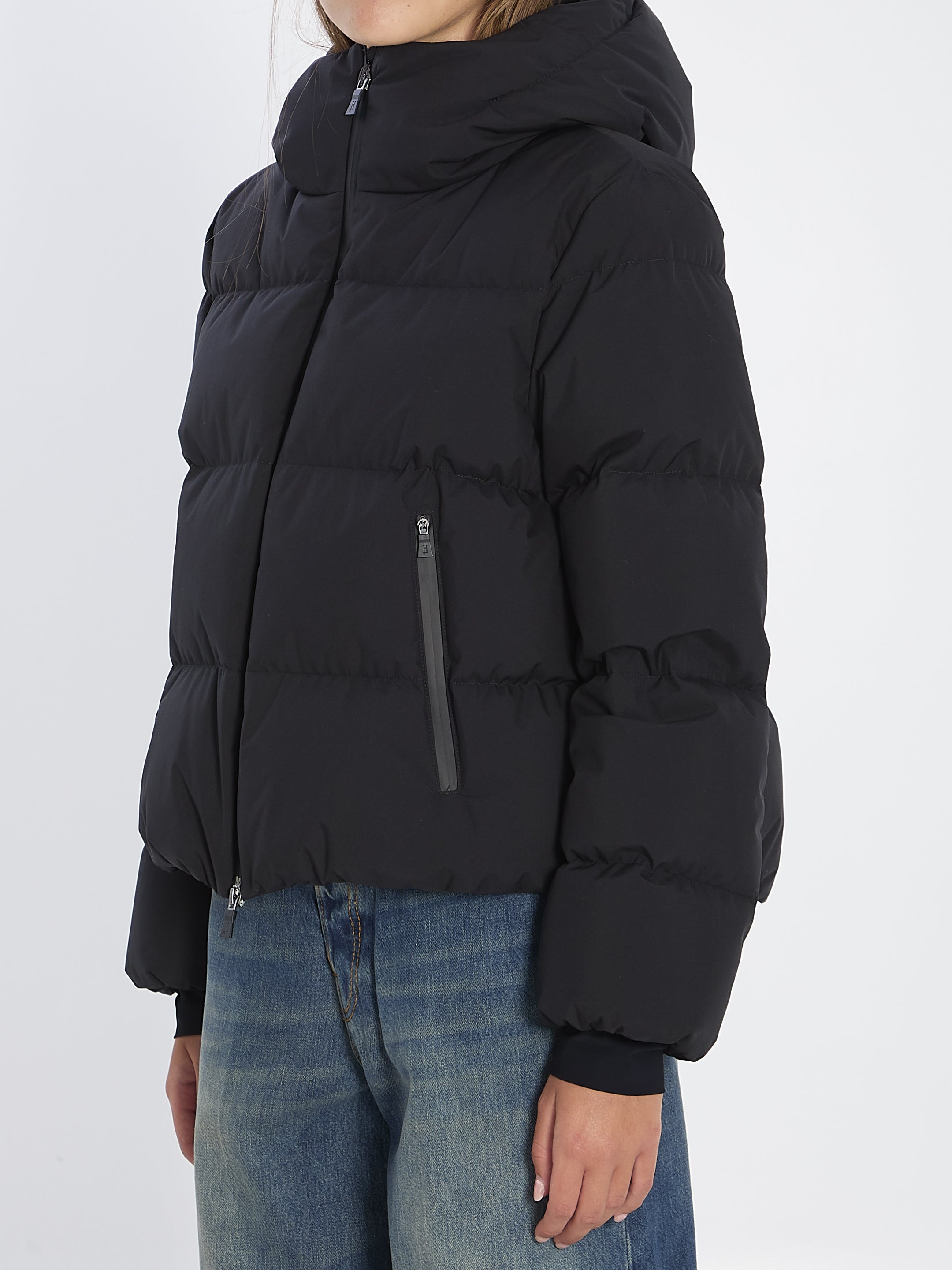 HERNO 40 double-layer down jacket with hood
