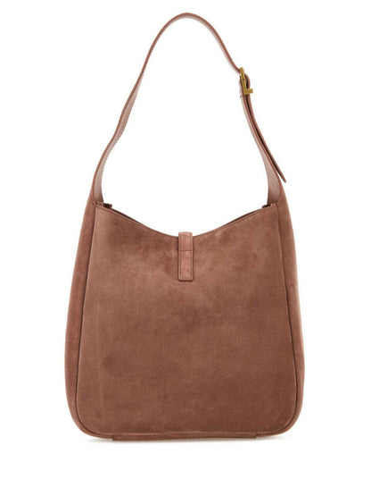 Le 5 a 7 Small Suede Leather Shoulder Bag