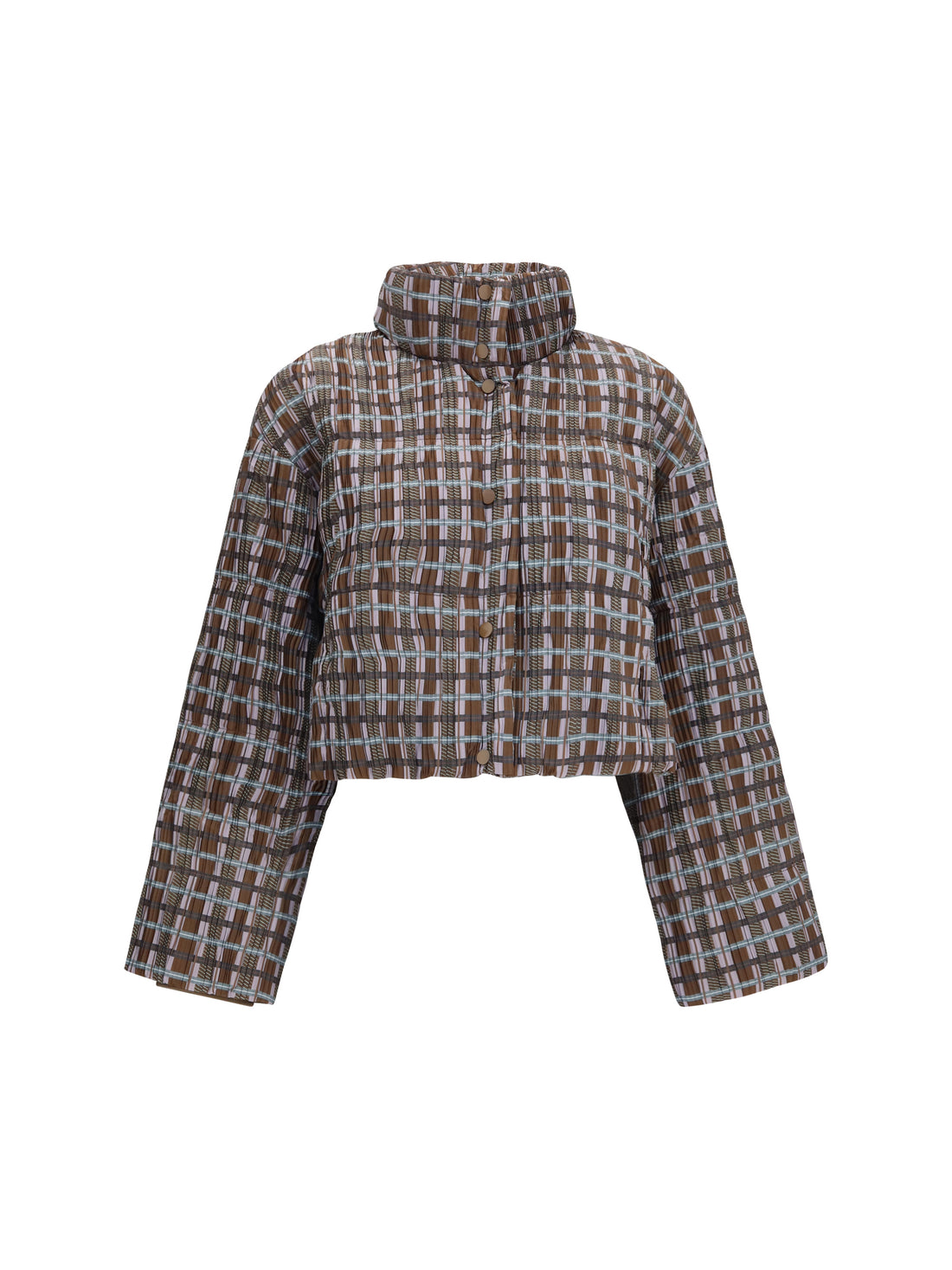 GONGDID DESIGN M short padded high-neck jacket