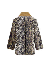 GANNI L-XL leopard jacket