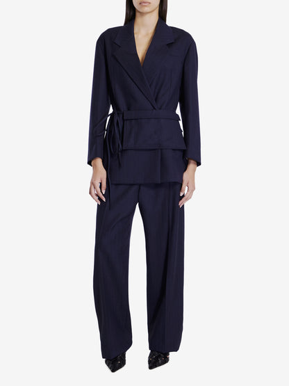 BOTTEGA VENETA 36 wool jacket with belt