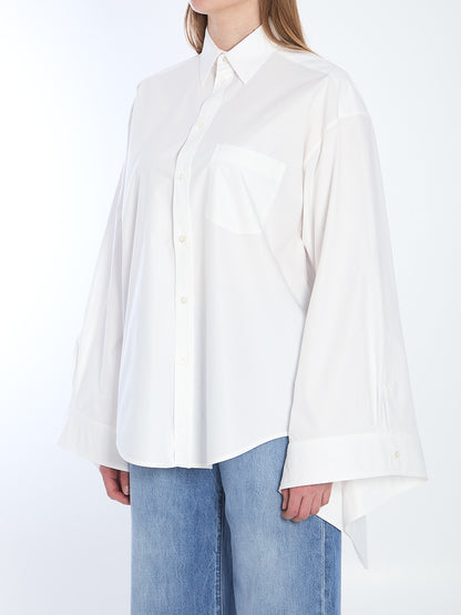 BALENCIAGA 01 tied cuffs blouse