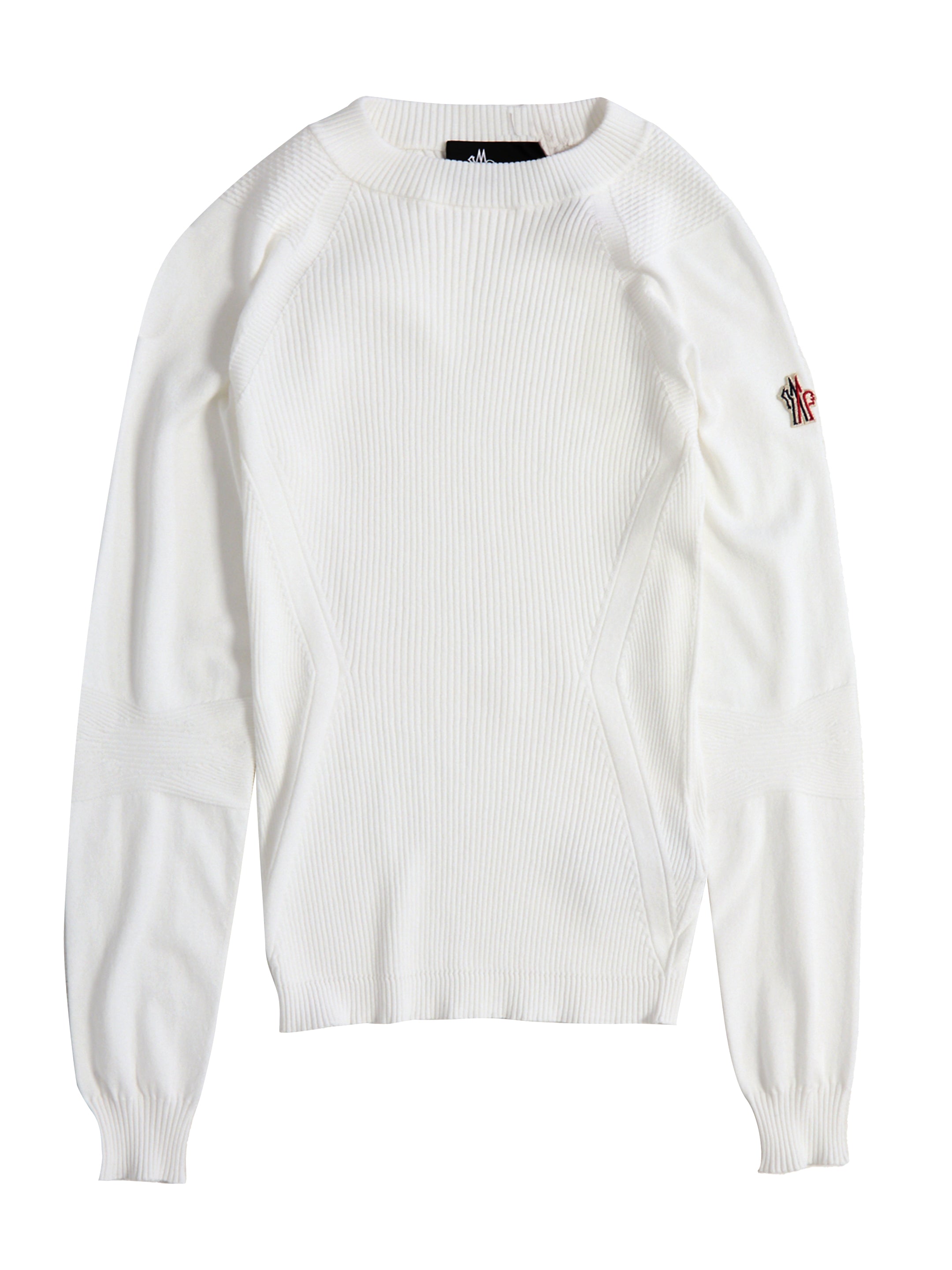 MONCLER GRENOBLE M knitted crew neck sweater.