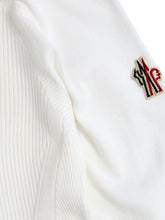 MONCLER GRENOBLE M knitted crew neck sweater.