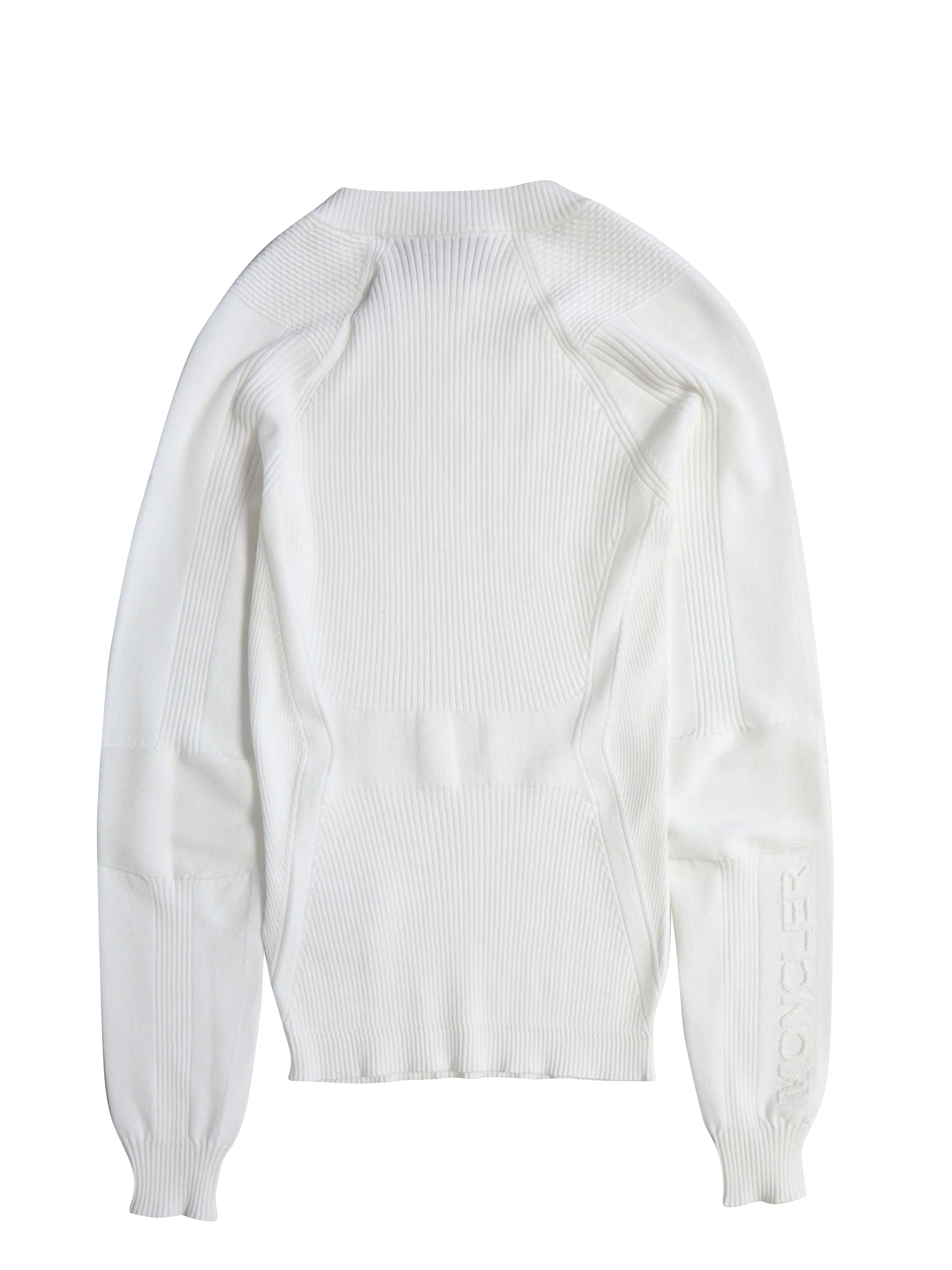 MONCLER GRENOBLE M knitted crew neck sweater.