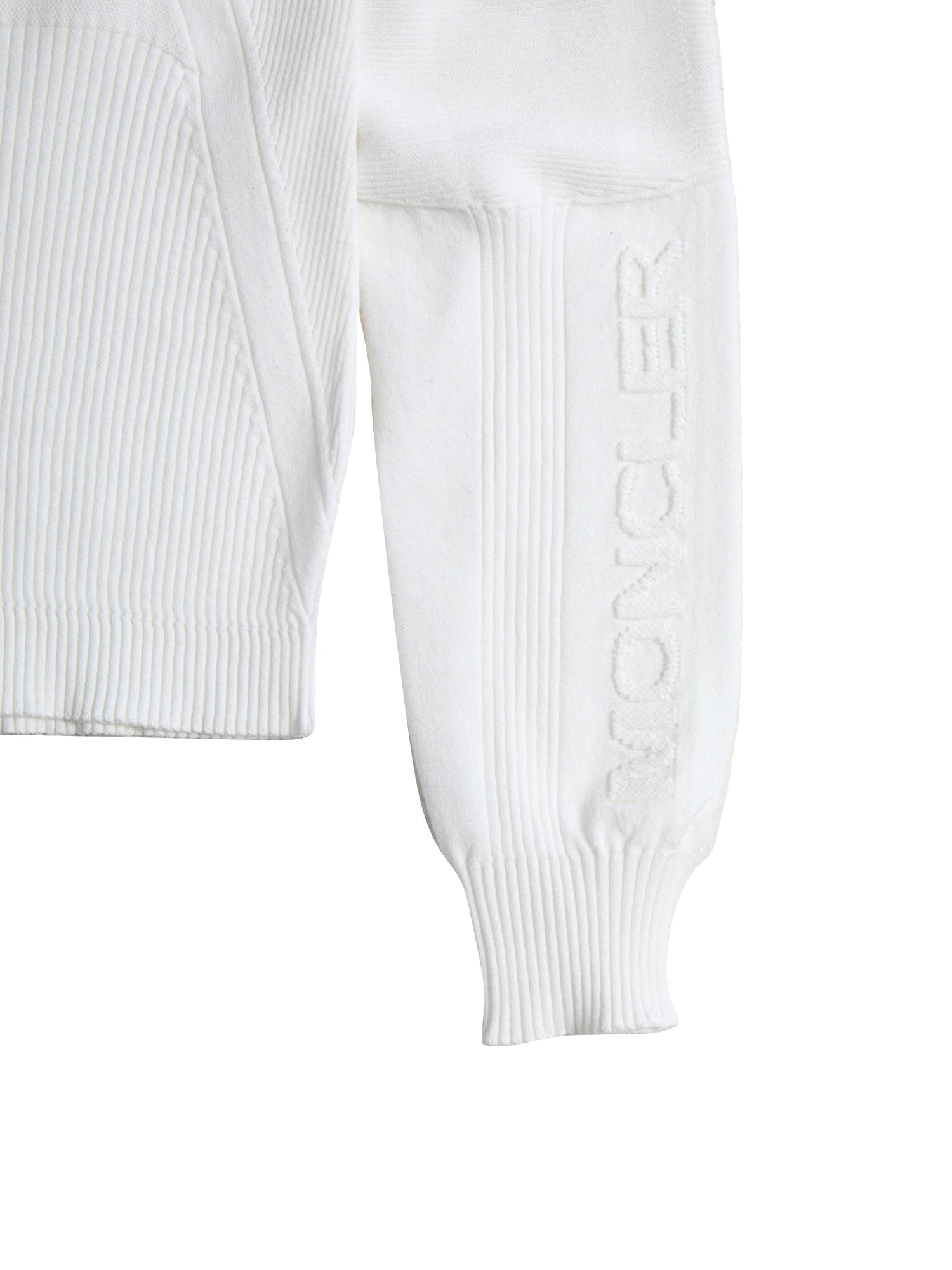 MONCLER GRENOBLE M knitted crew neck sweater.