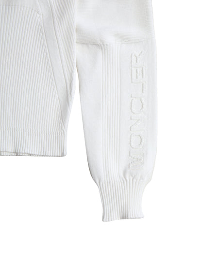 MONCLER GRENOBLE M knitted crew neck sweater.