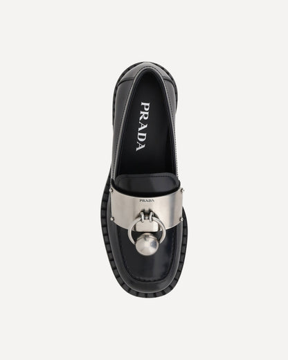 leather loafers