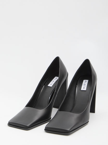 ALAIA 36 square-toed pumps