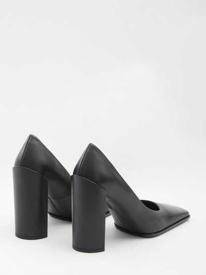 ALAIA 36 square-toed pumps