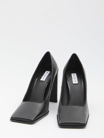 ALAIA 36 square-toed pumps