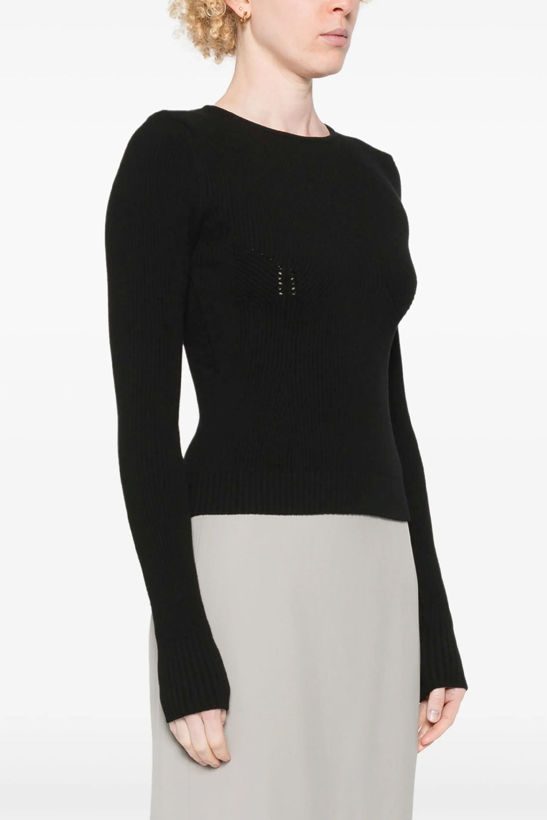 MAGDA BUTRYM 36 07 ribbed viscose blend sweater