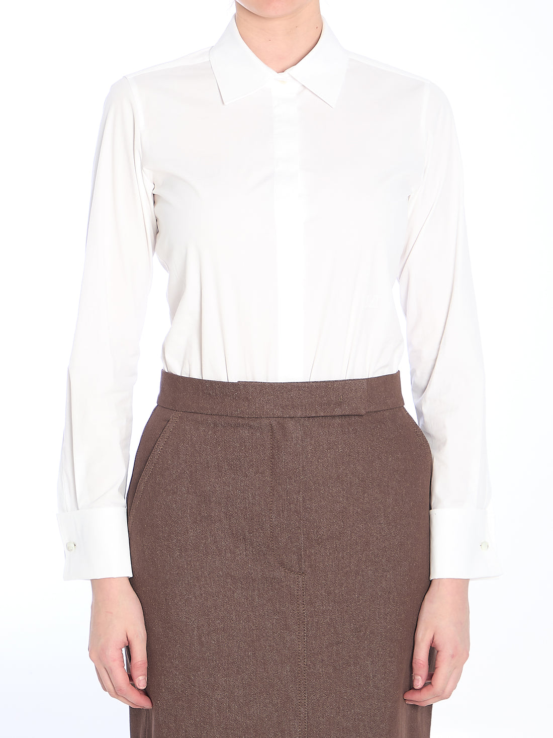 MAX MARA 42 bodysuit shirt 