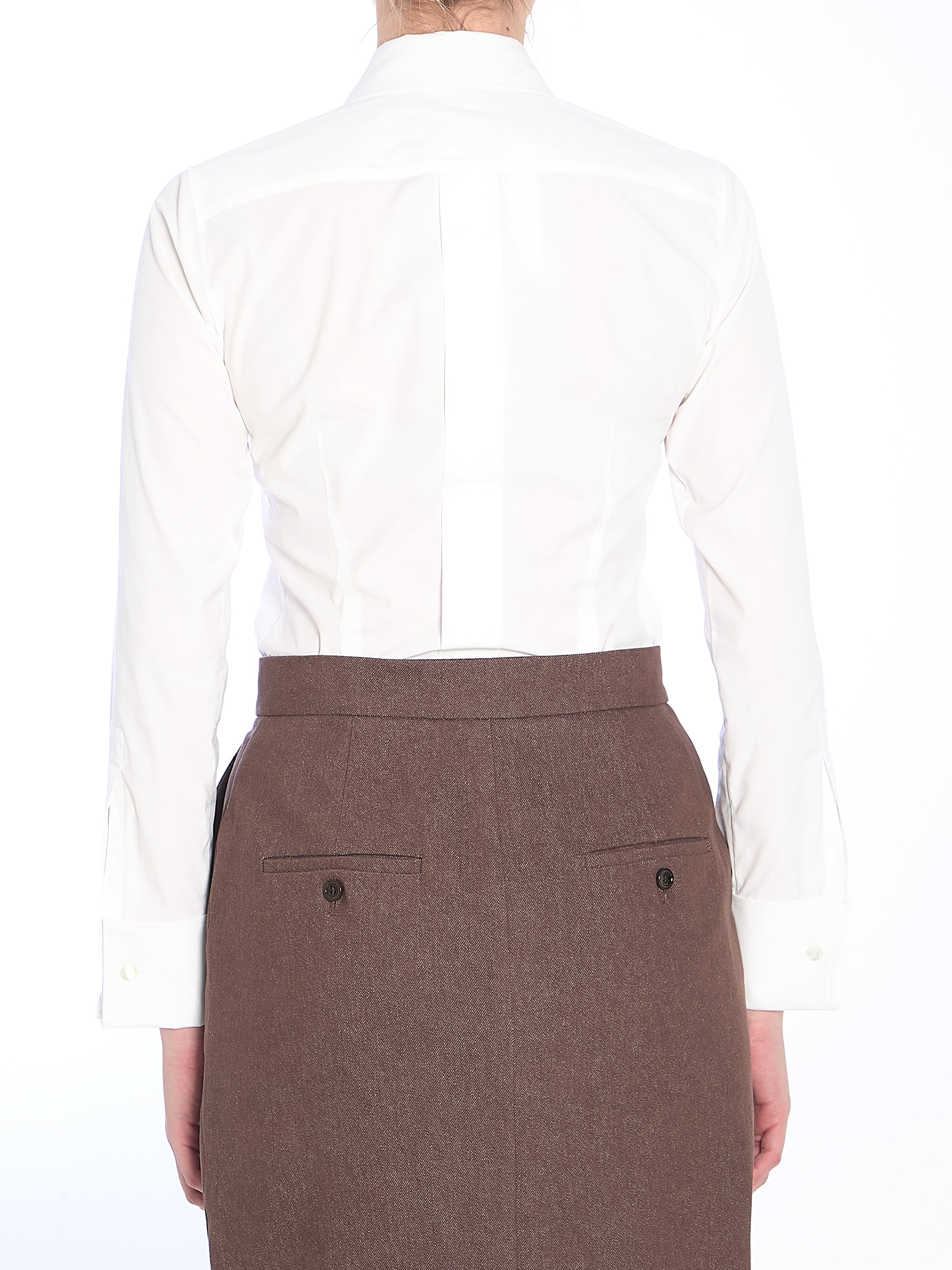 MAX MARA 42 bodysuit shirt 