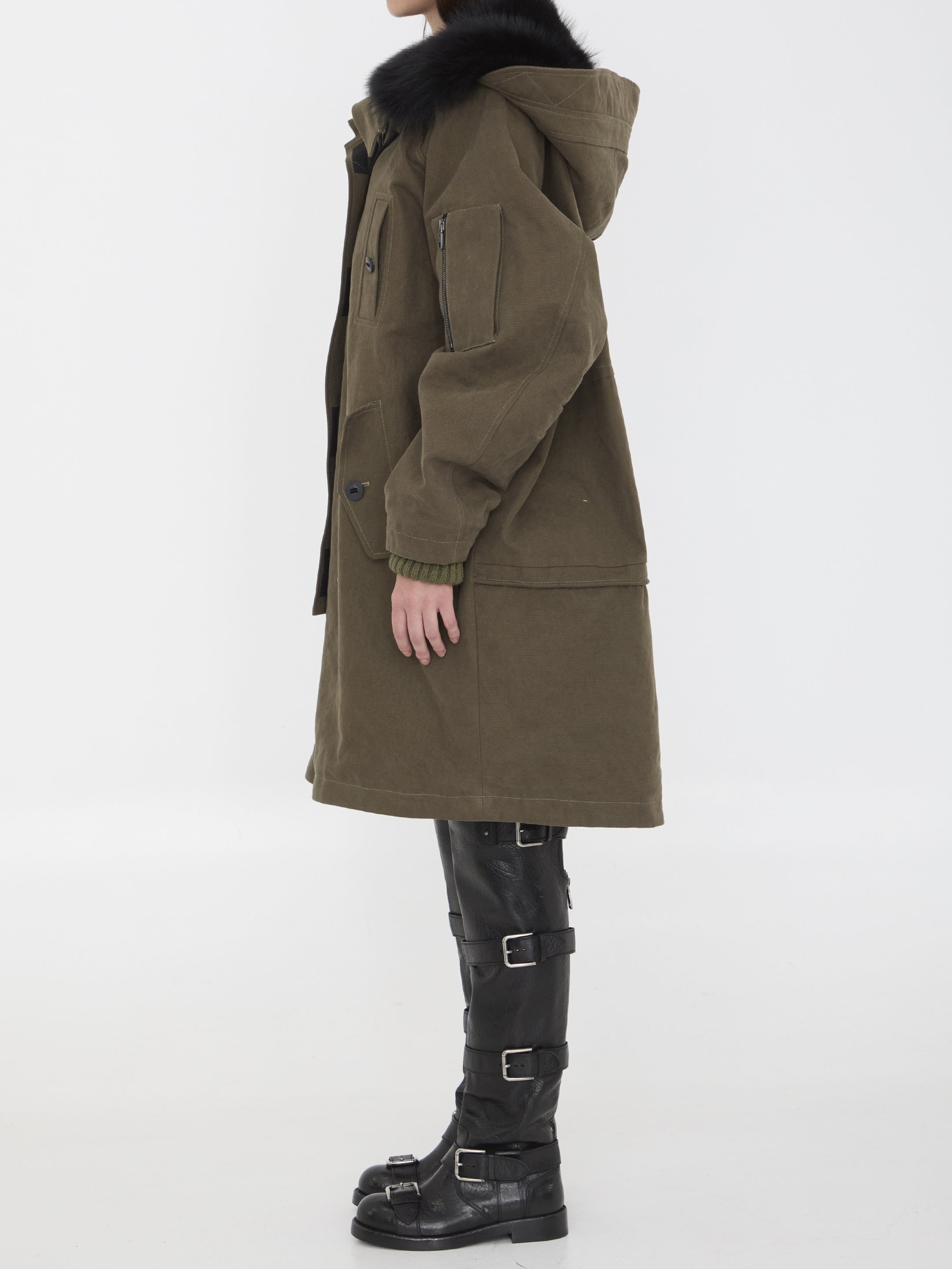 DOLCE&amp;GABBANA 40 jacket with fur 