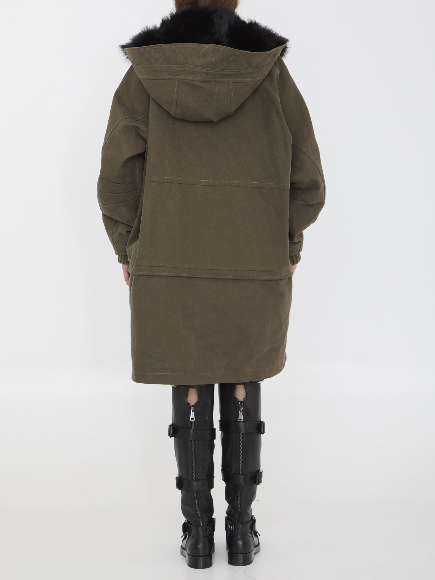 DOLCE&amp;GABBANA 40 jacket with fur 