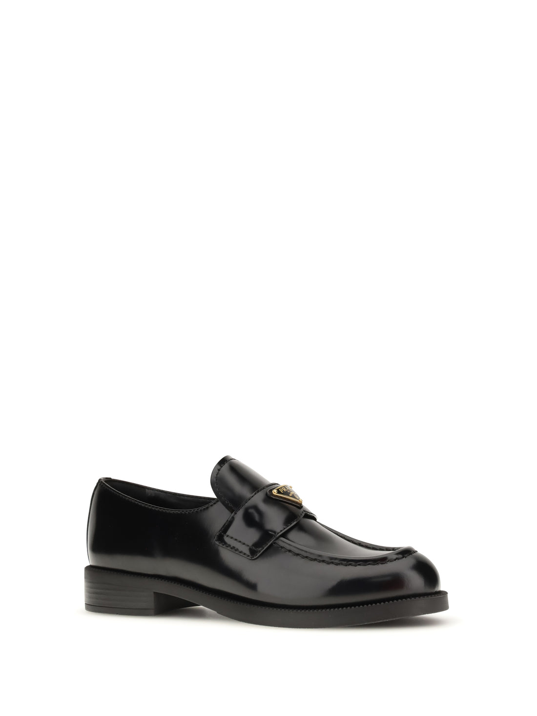 PRADA 37.5 leather loafers