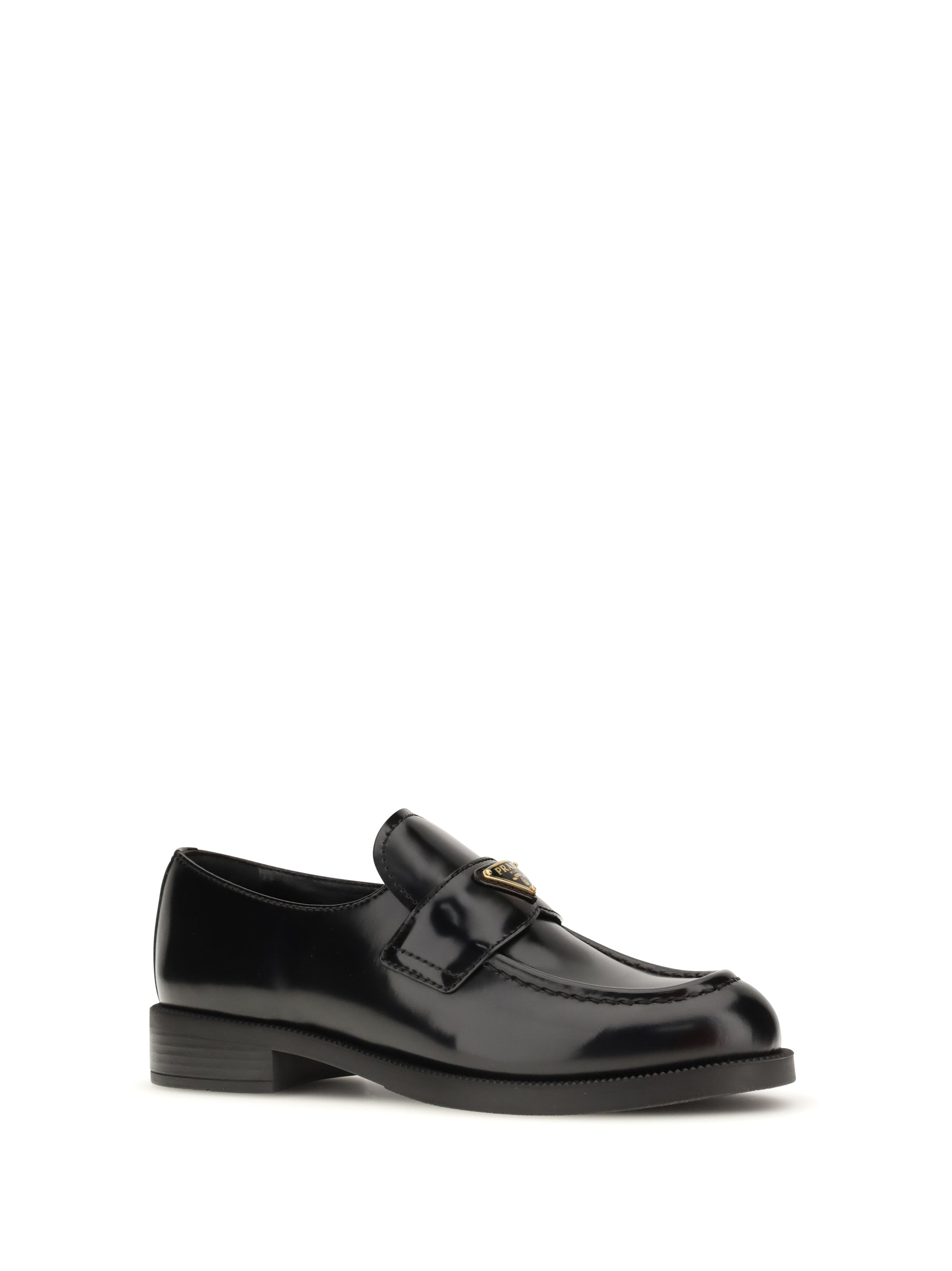 PRADA 37.5 leather loafers