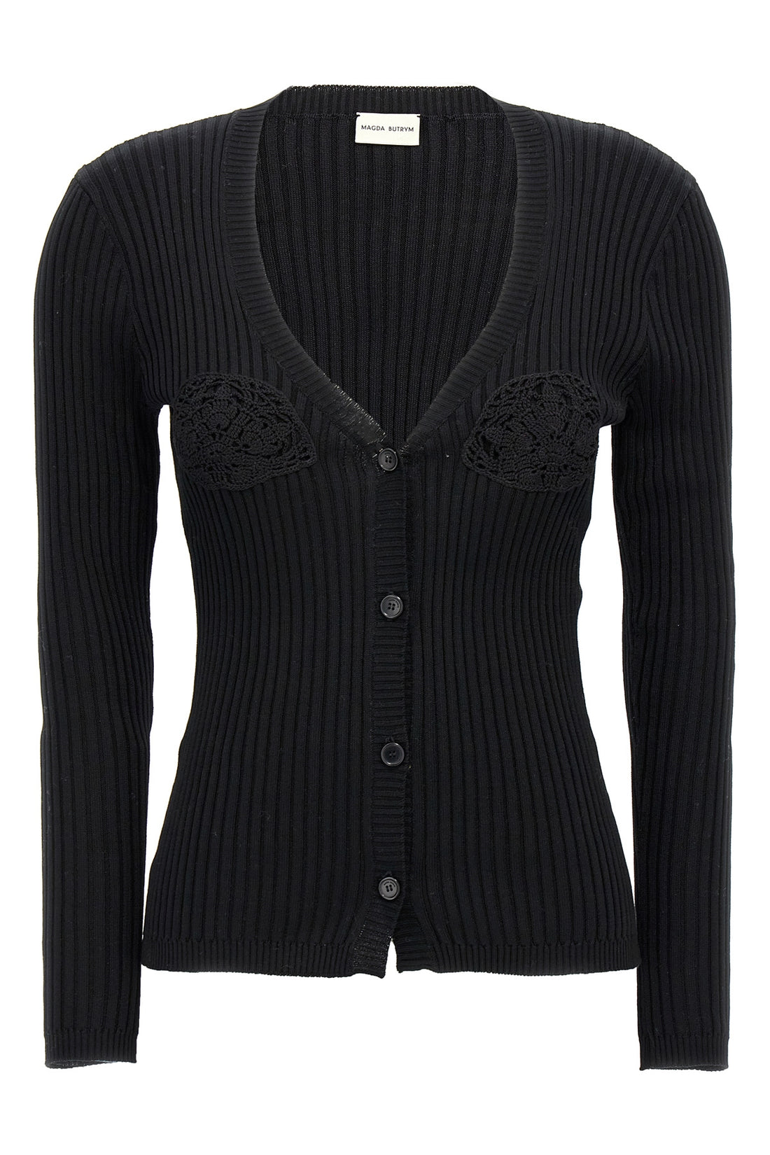 MAGDA BUTRYM 40 08 ribbed cotton cardigan