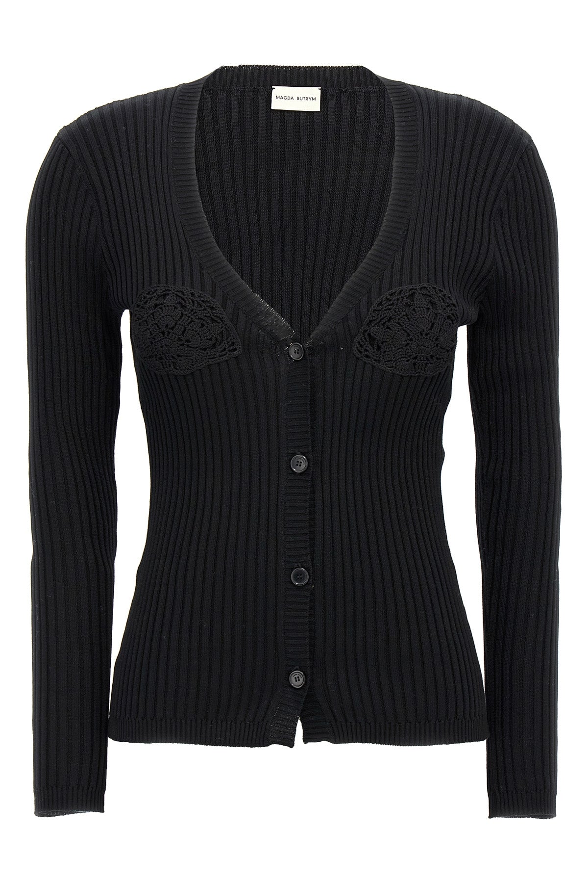 08 ribbed cotton cardigan