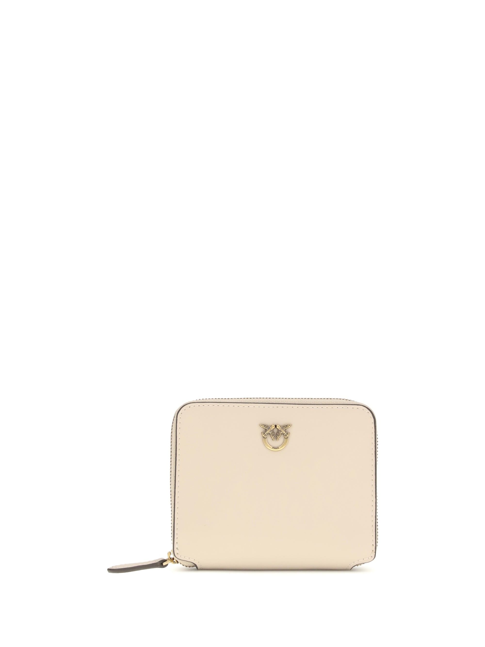 PINKO OS leather zip-around wallet 