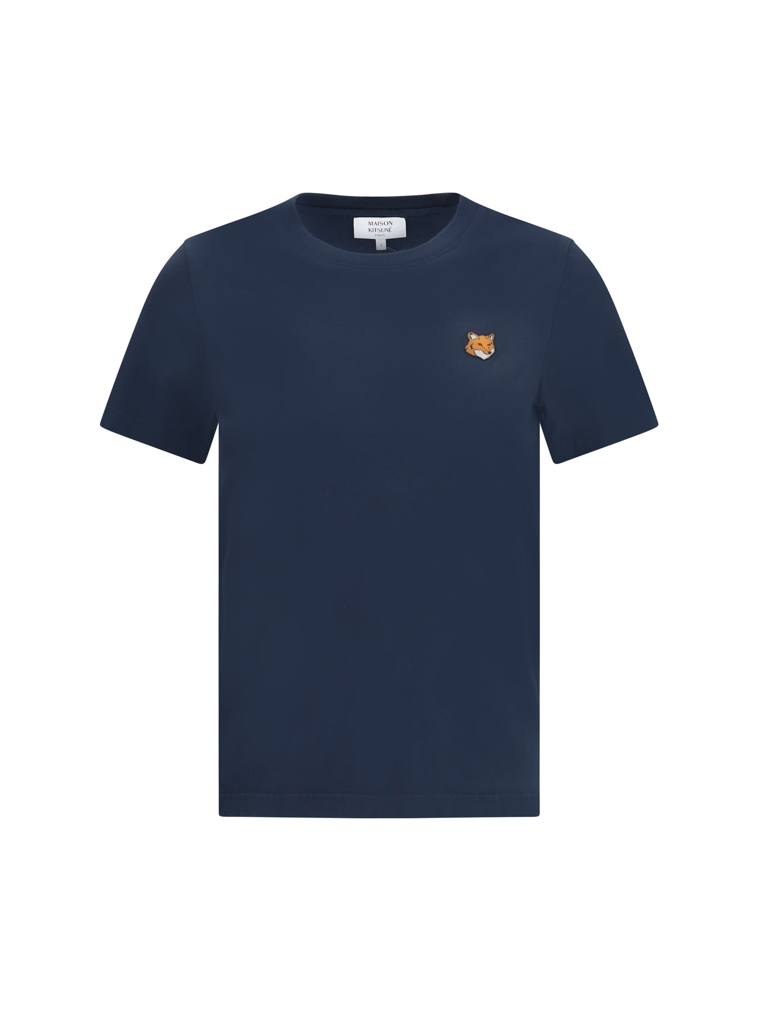 MAISON KITSUNÉ L fox head regular t-shirt