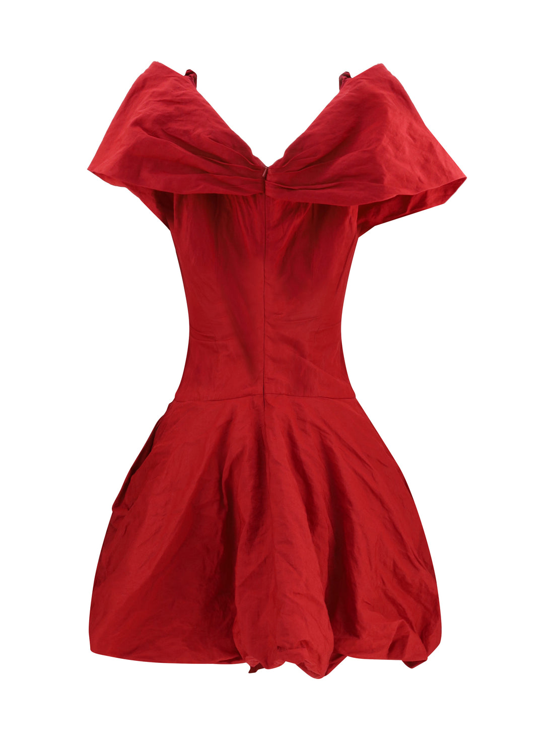 MAGDA BUTRYM 34 draped shawl-collar midi dress