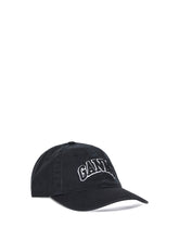 GANNI OS logo baseball cap