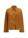 suede goat leather workwear jacket