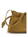 medium flamenco clutch suede handbag
