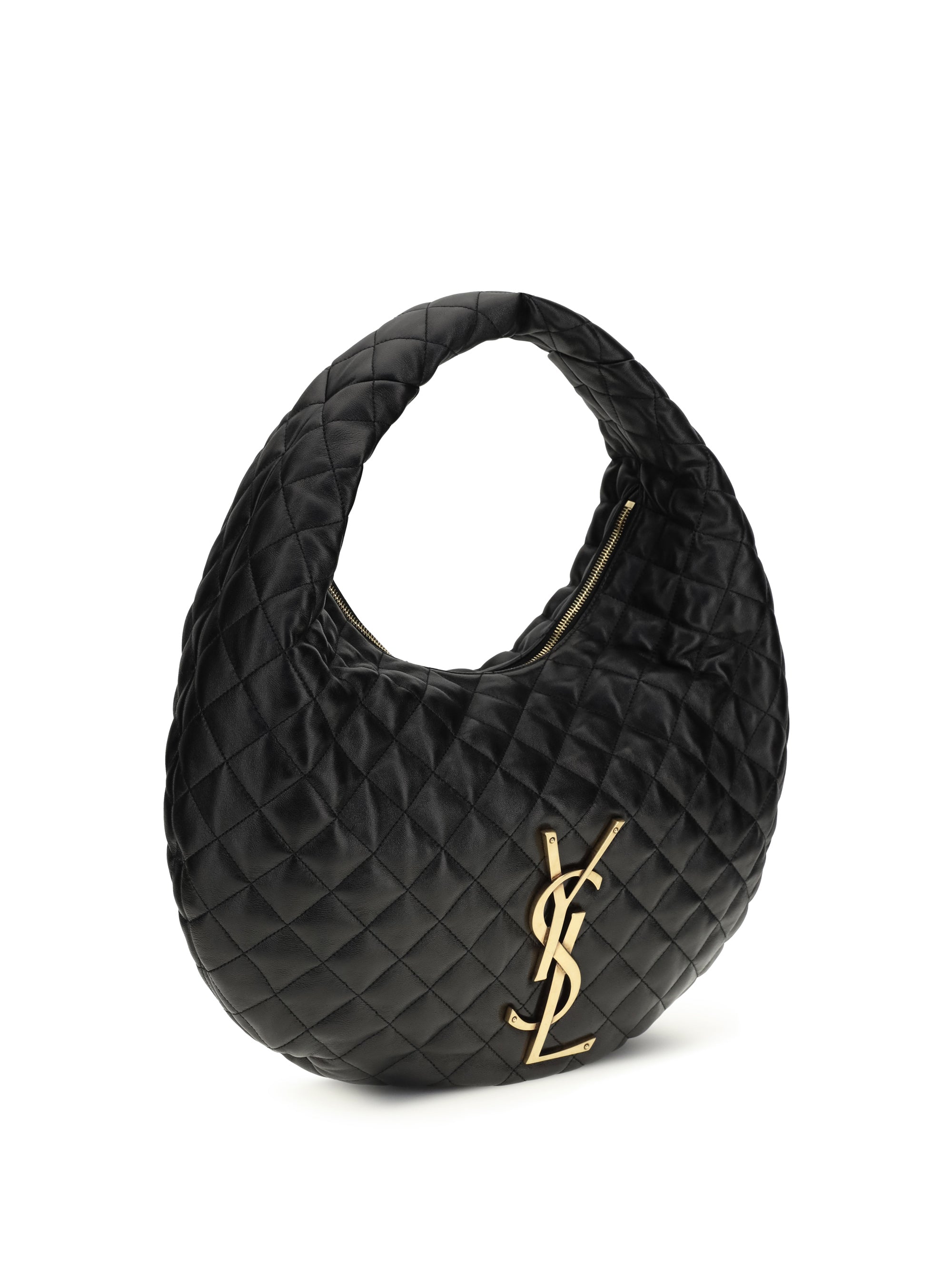 icare quilted leather hobo shoulder bag