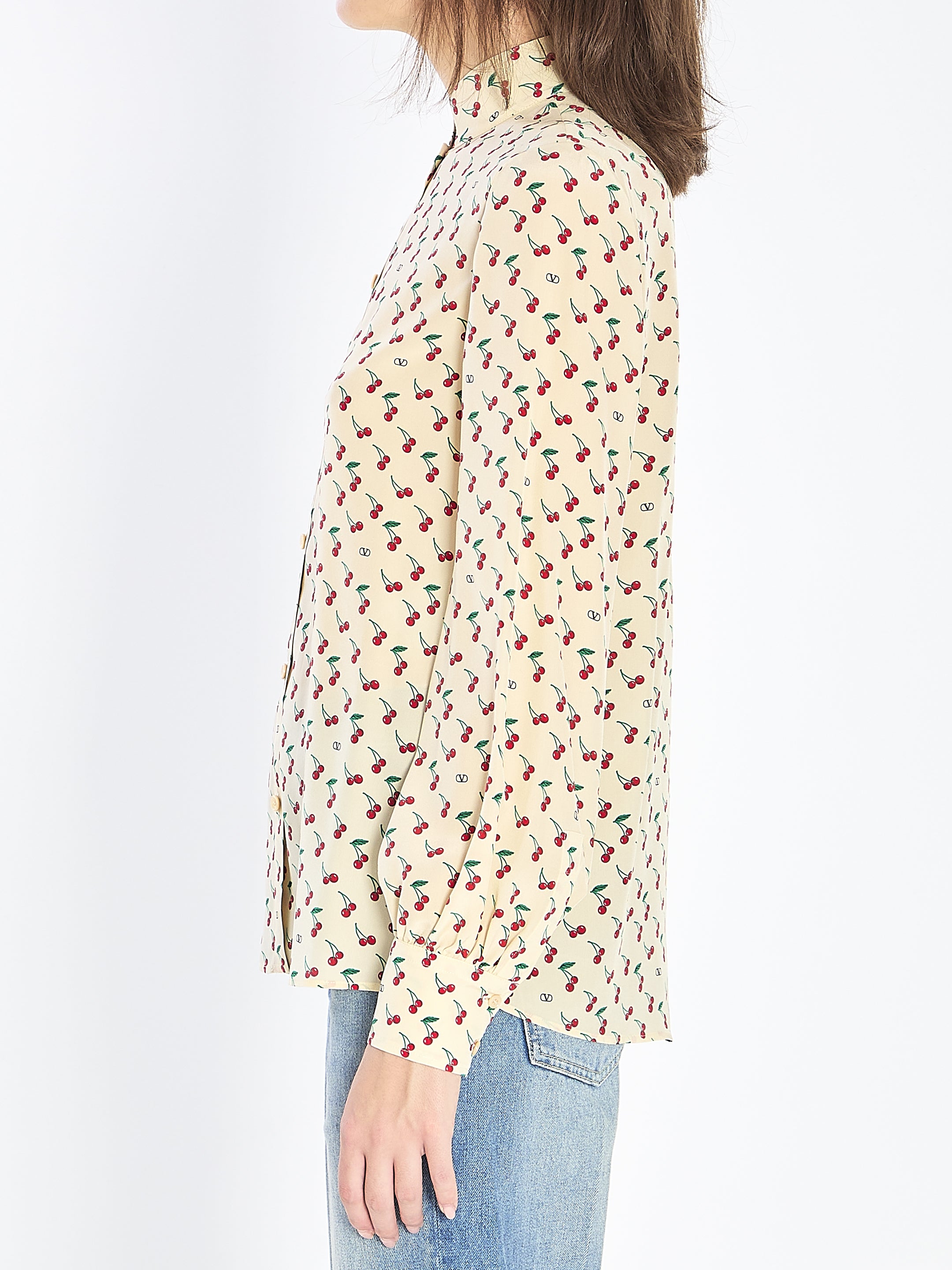 VALENTINO GARAVANI 40 cherryfic shirt