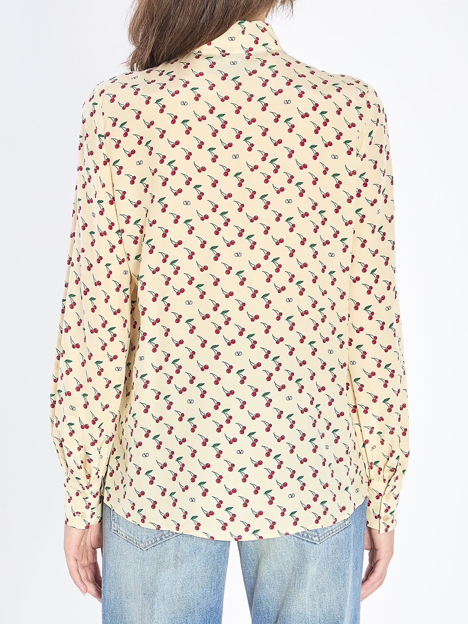 VALENTINO GARAVANI 40 cherryfic shirt
