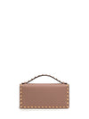 poudre pink rockstud wallet bag