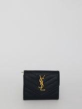 SAINT LAURENT OS cassandre compact wallet