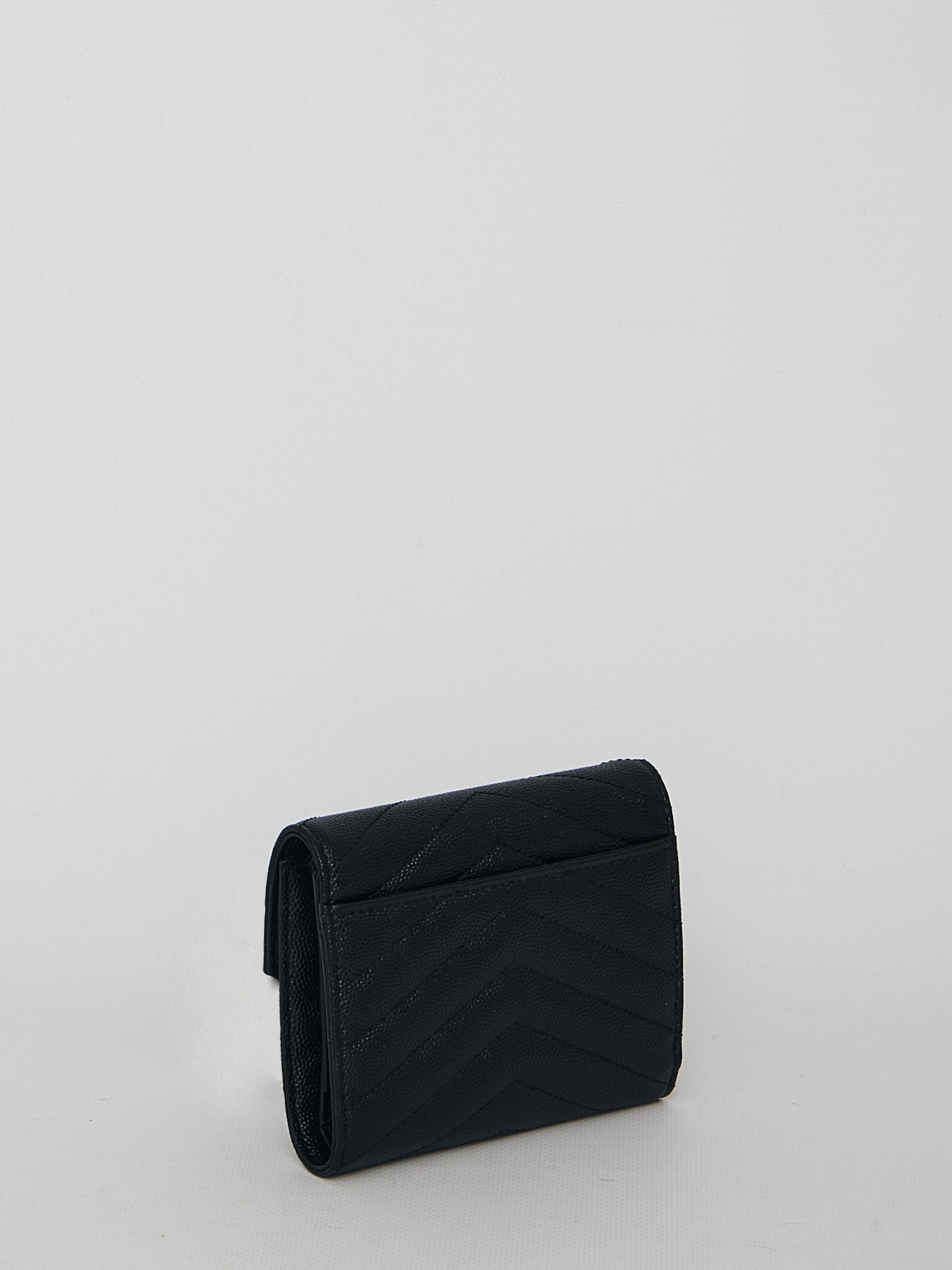 SAINT LAURENT OS cassandre compact wallet