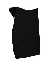 SAINT LAURENT 38 mini black dress with bow