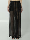 silk chiffon trousers