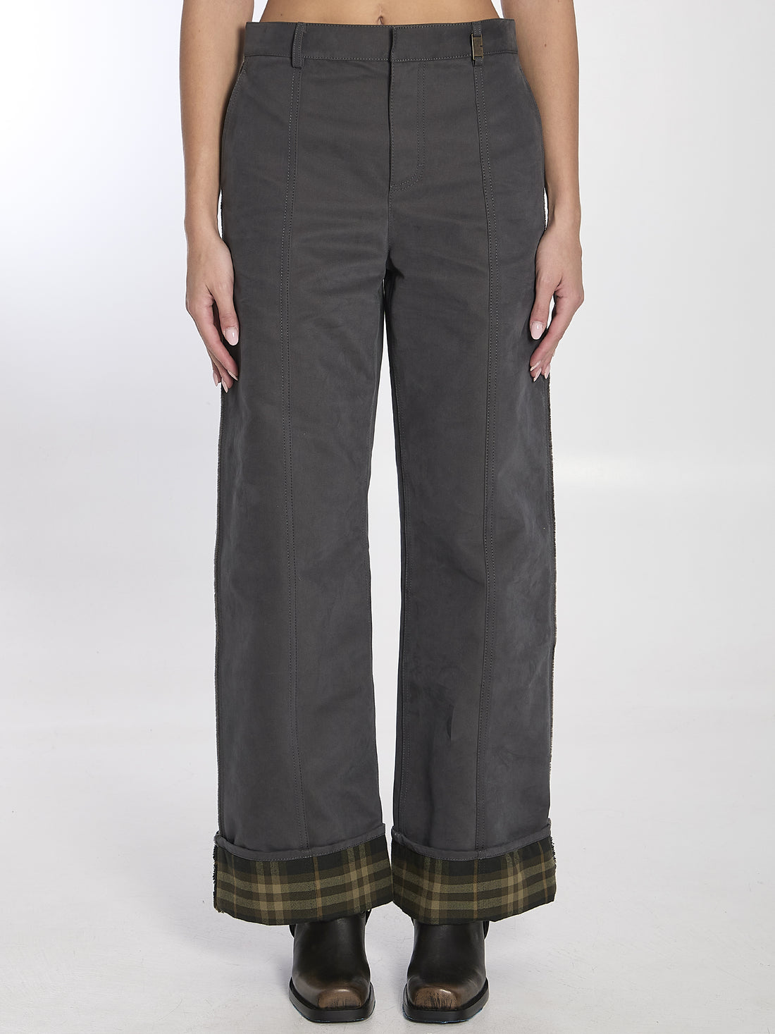 BURBERRY 6 trousers in cotton and nylon