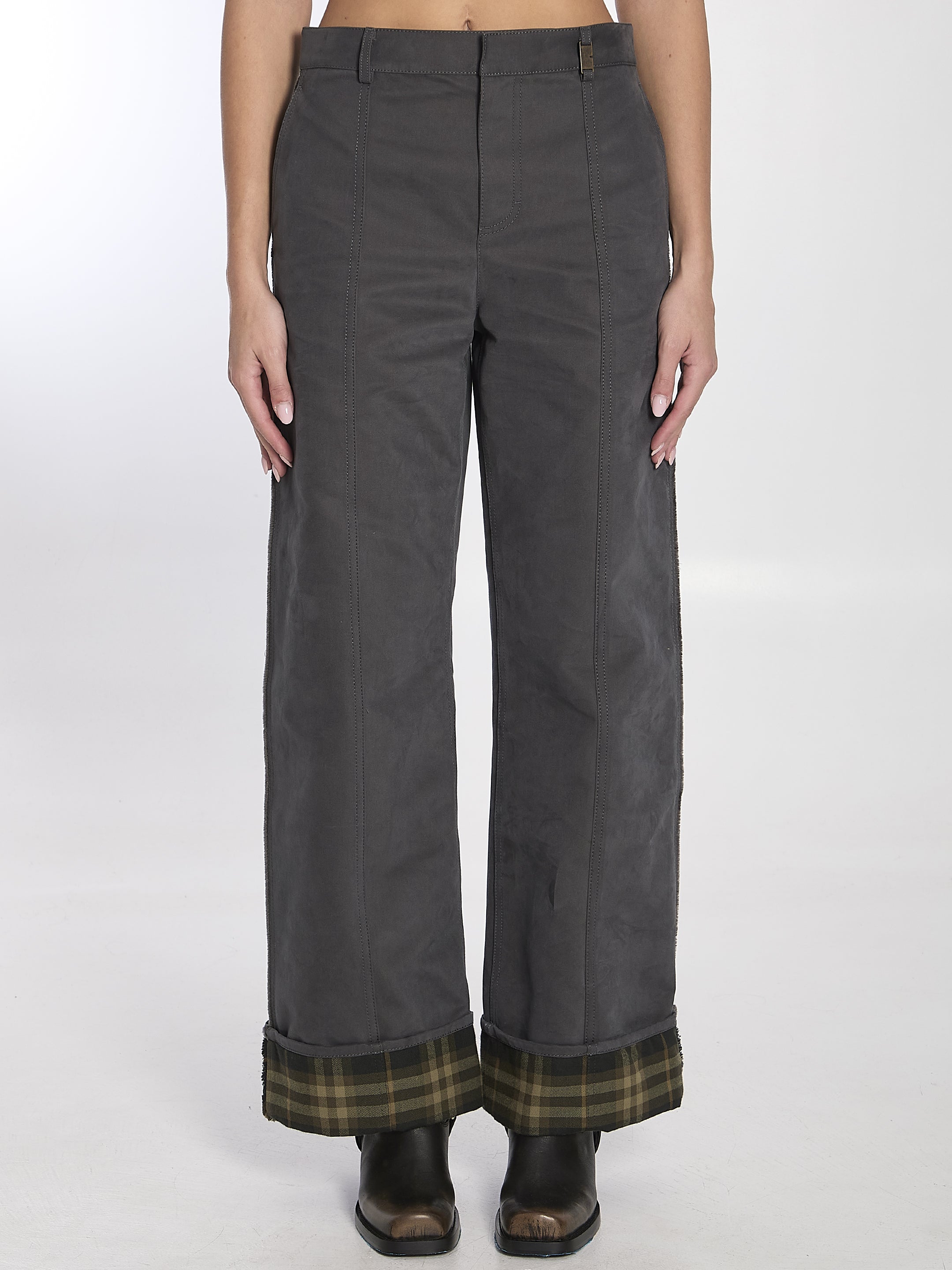 BURBERRY 6 trousers in cotton and nylon