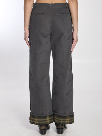 BURBERRY 6 trousers in cotton and nylon