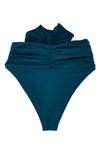 high-waisted bikini bottom swim bottom 01 s in stretch fabric