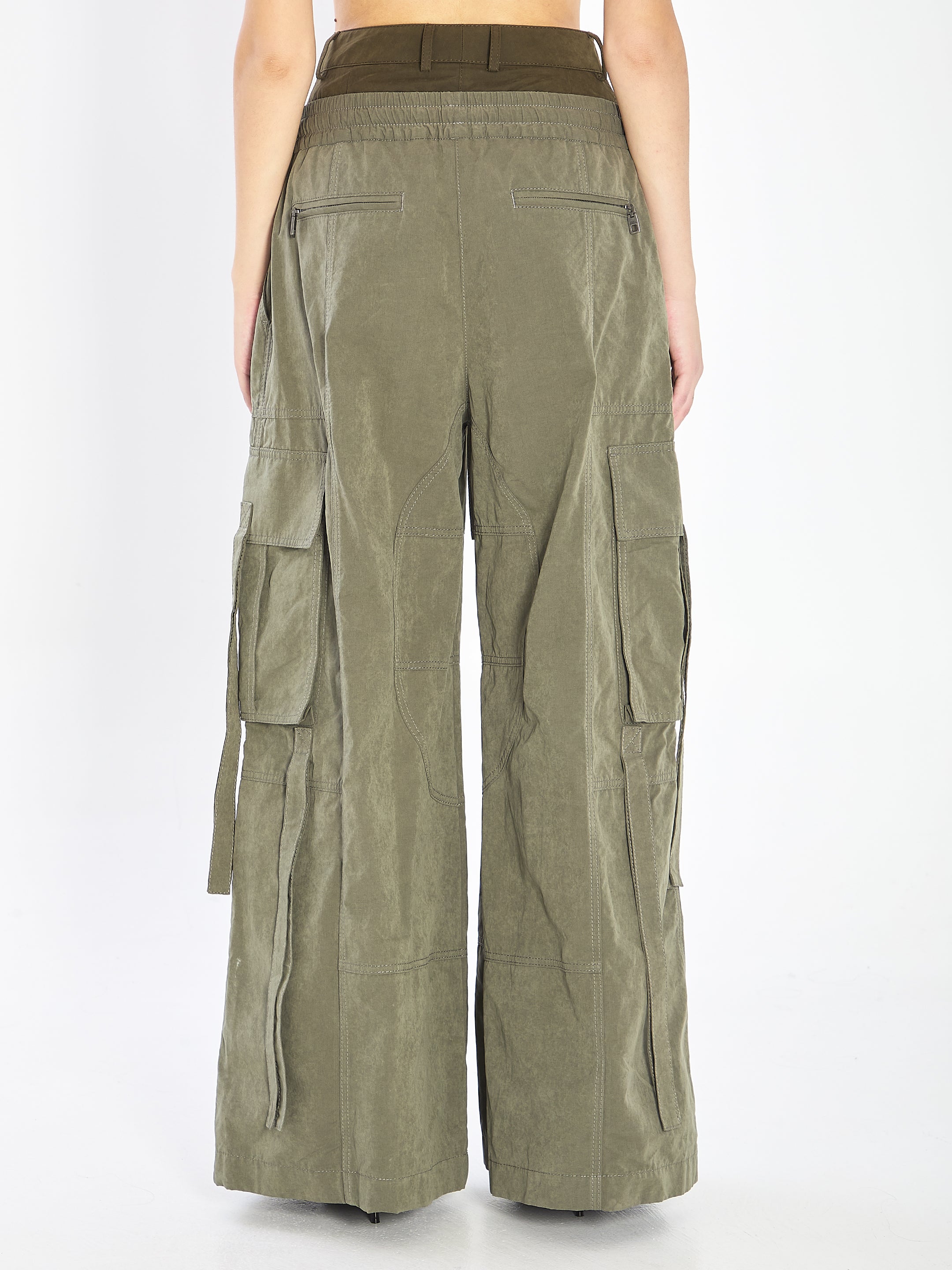 DOLCE&amp;GABBANA 38 waxed cord cargo pants 