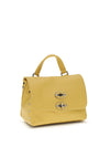 saeta baby leather postina handbag