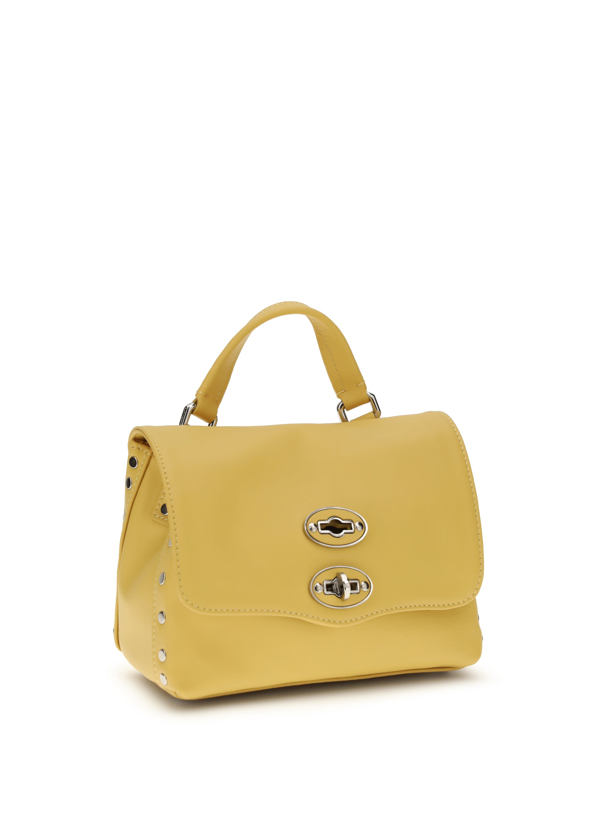saeta baby leather postina handbag