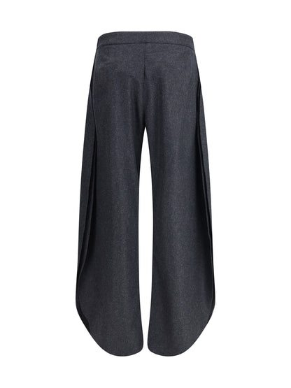 ALAIA 38 wool petal pants