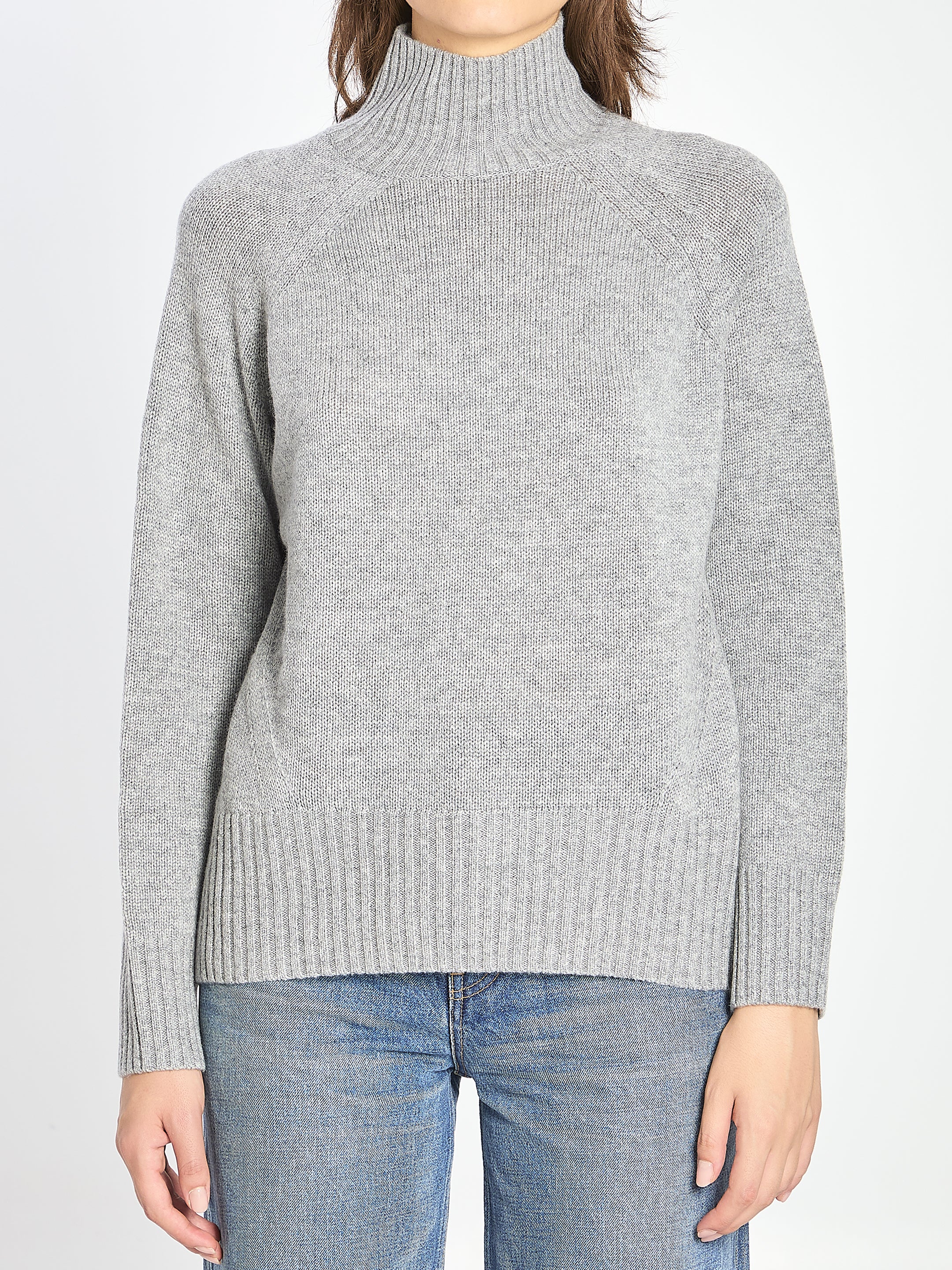 ALLUDE M turtleneck in wool and cashmere 