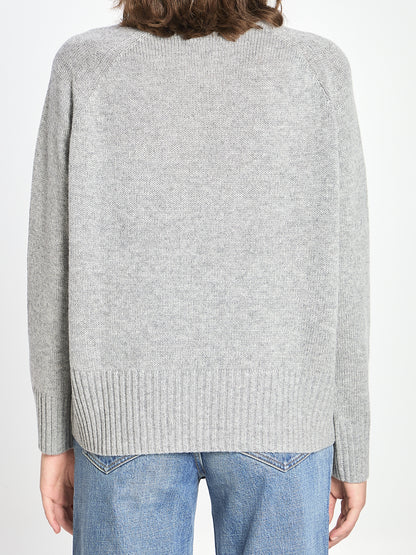 ALLUDE M turtleneck in wool and cashmere 