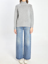ALLUDE M turtleneck in wool and cashmere 