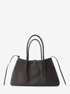 large espresso ecru pinacoteca bag